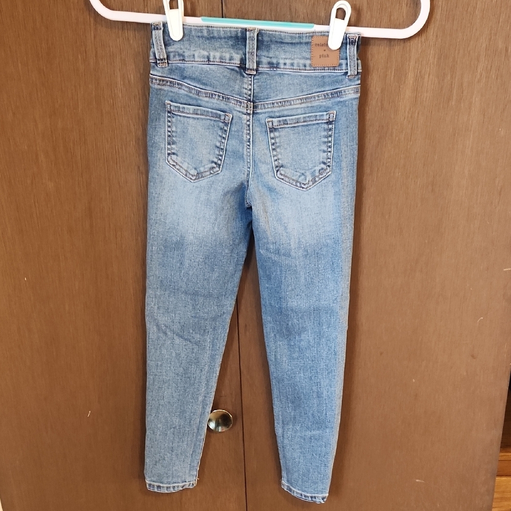 🍀Celebrity Pink Light Blue Ankle Jeans - Picture 2 of 4